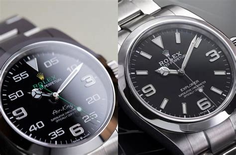 rolex explorer vs air king 2016|Rolex Air-King discontinued.